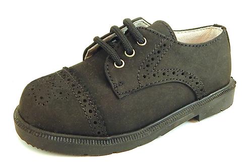 FARO F-2740 - Black Nubuck Oxfords - Euro 25 Size 8