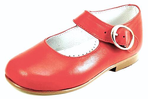 F-3177 - Red Mary Janes - Euro 25 Size 8