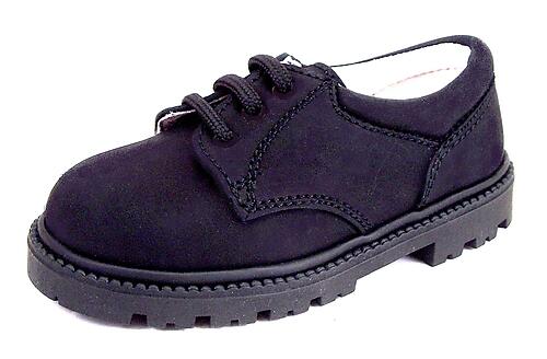 FARO F-3200 - Black Nubuck Oxfords