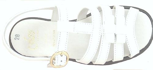 FARO F-3233 - White Bow Dress Sandals