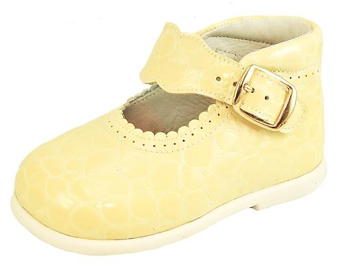 FARO F-3920 - Ivory/Soft Gold High Tops - Euro 18 Size 3