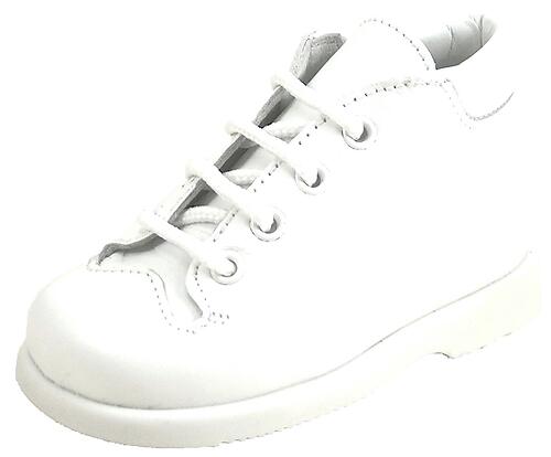 B-6066 (SALE) - White Leather Walking Boots