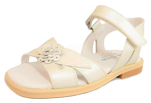 K-1071 - Ivory Dress Sandals - Euro 26 Size 9