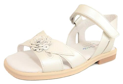 K-1071 - Ivory Dress Sandals - Euro 26 Size 9