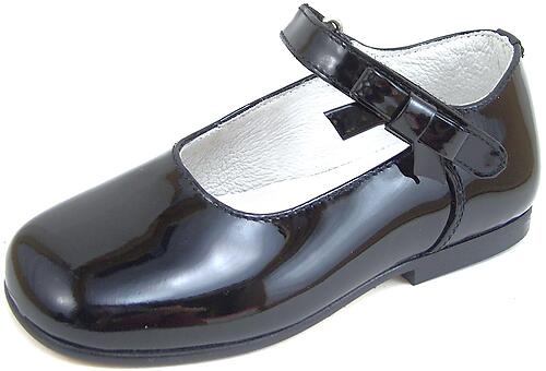 K-1080 - Black Patent Dress Mary Janes