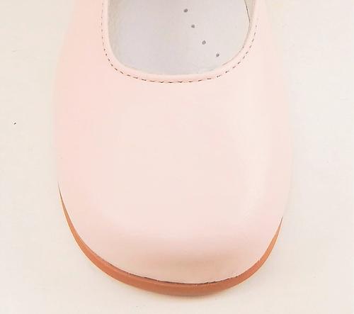 P-2550 - Pink Button Mary Janes - Euro 24 Size 7