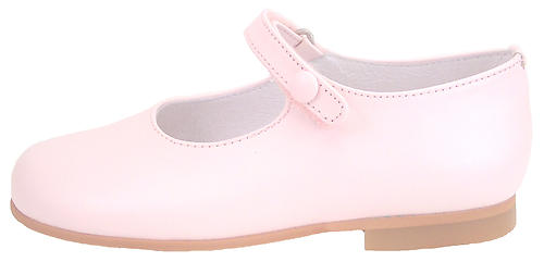 P-2550 - Pink Button Mary Janes - Euro 24 Size 7
