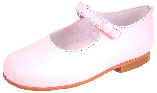 P-2550 - Pink Button Mary Janes - Euro 32 Size 1
