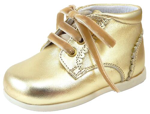 P-7779F - Gold Dress Boots
