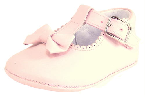 PI-1531 - Pink Bow Crib Shoes