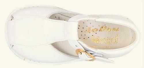 S-6579 - White Leather Shoes/Sandals